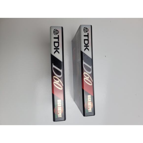 New 2 Pack TDK D60 Normal Position Type I High Output Blank Audio Cassette - Picture 4 of 6